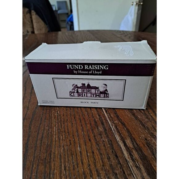 Vintage House of Lloyd Christmas Holiday Ceramic Santa Block Party Figurine - Picture 9 of 11